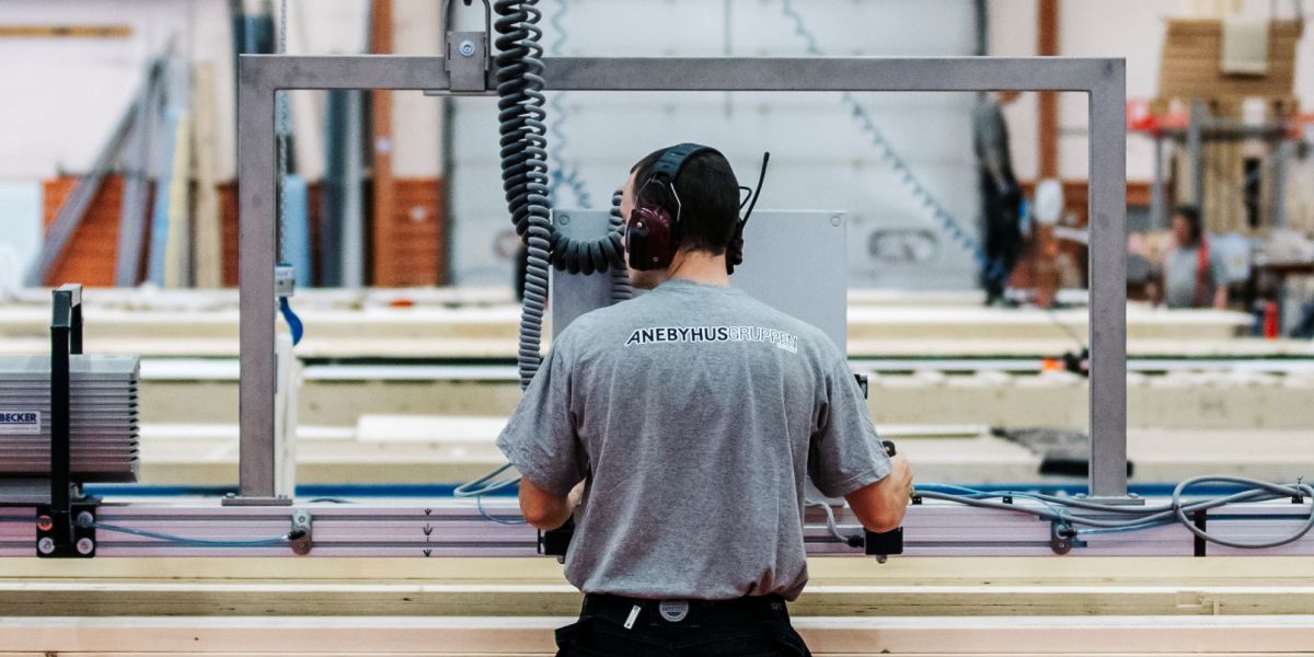 a person working in a factory