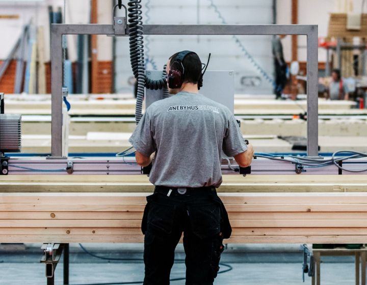 a person working in a factory