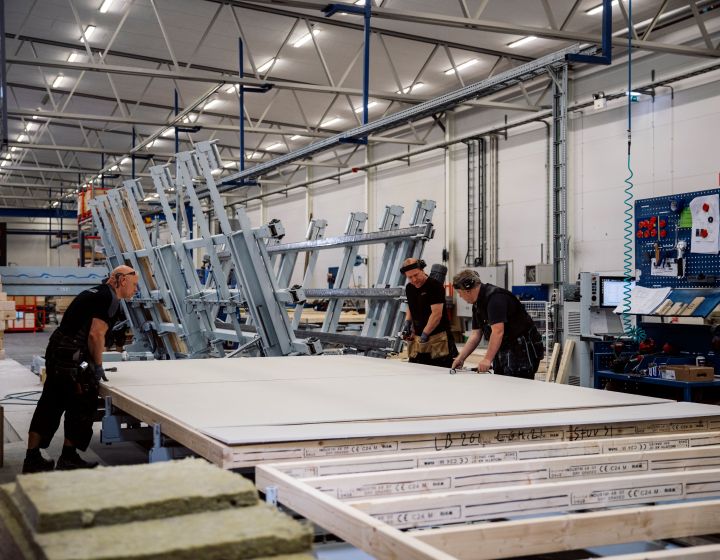 people working in a factory